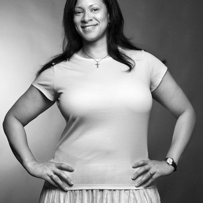 Woman posing