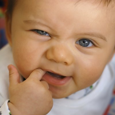 Teething baby