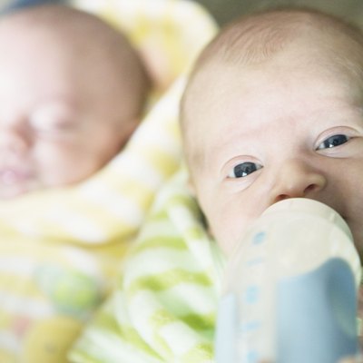 Twin babies