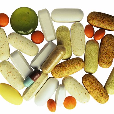 close-up of an array of assorted medical pills