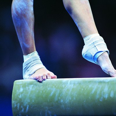Woman on a Balance Beam