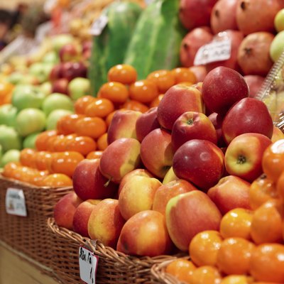 Fruits on a farm market