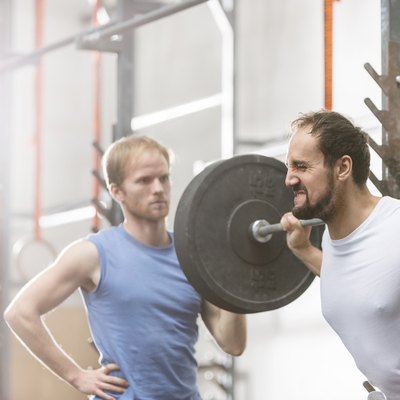 Working out at the Gym