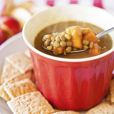 Lentil and Sweet Potato Soup