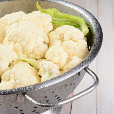 Cauliflower Colander Closeup