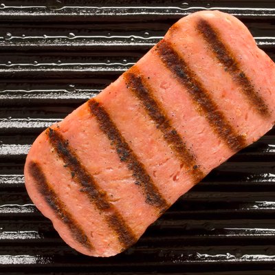 spam on a grill