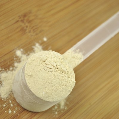 Scoop of Powder for a Protein Drink