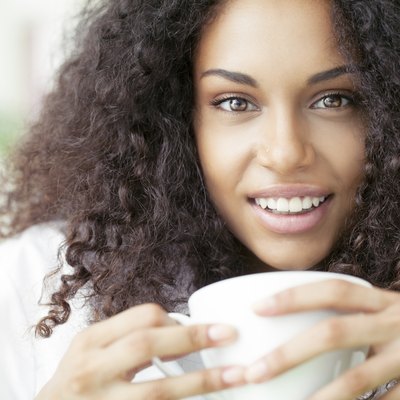 Woman Drinking Coffee