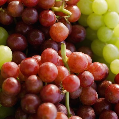 Succulent ripe grapes