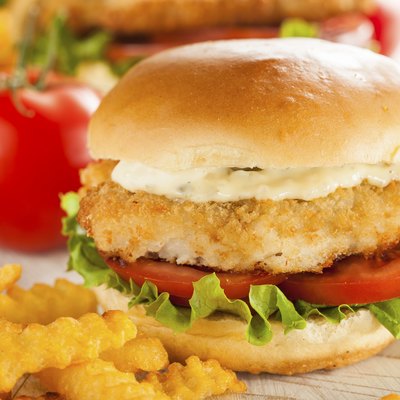 Breaded Fish Sandwich with Tartar Sauce