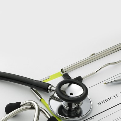 Medicare prescription and Stethoscope