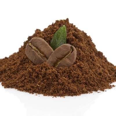 coffee beans on white background