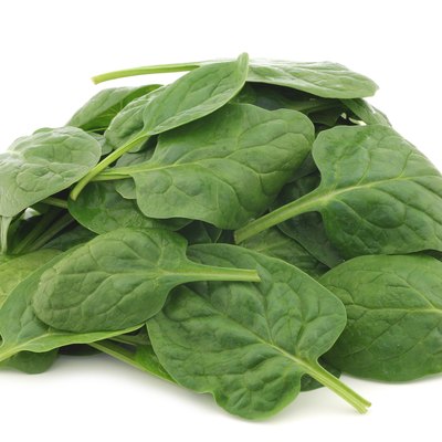 fresh spinach leaves