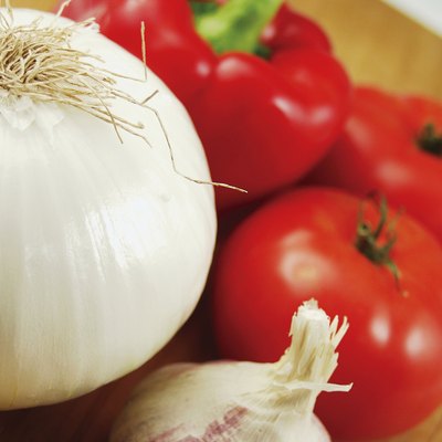 Tomatoes and onion