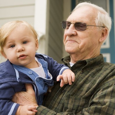 Grandfather and grandson