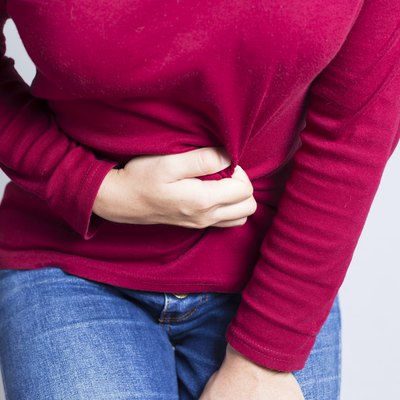 Woman Stomach Ache