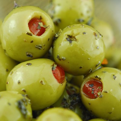 green olives stuffed