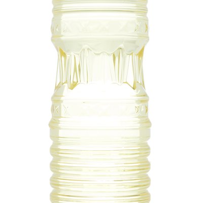 Soybean Cooking Oil Bottle on White background