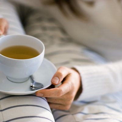 Woman with tea