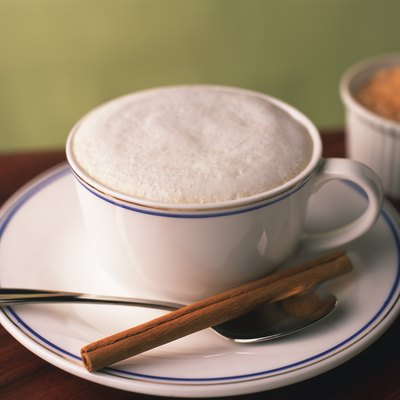 Cappucino with the Cinnamon Stick, Differential Focus, Full Frame