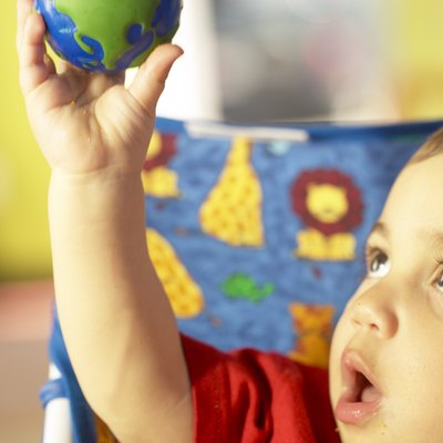 Child with world