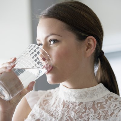 Woman Drinking Water