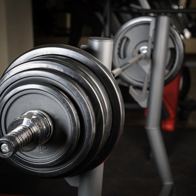 Barbell ready to workout