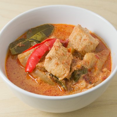 Red Curry with Coconut Milk and Vegetarian Ingredients