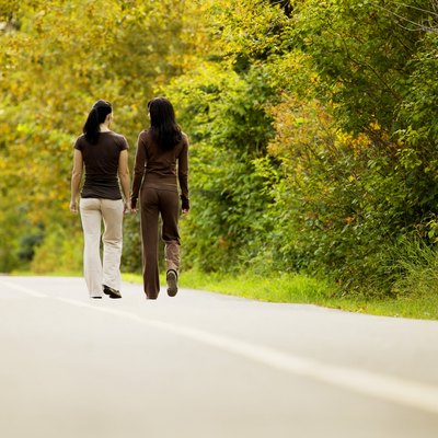 Ladies walking