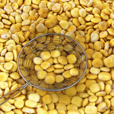 Lupin beans at market