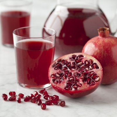 Fresh pomegranate juice