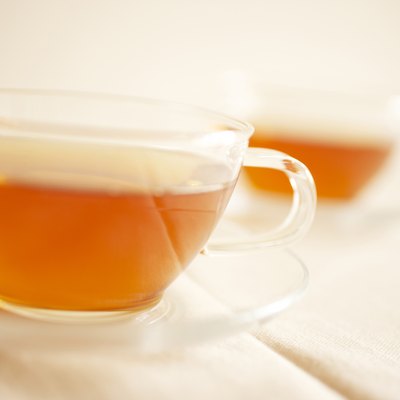 Cups of tea, close up