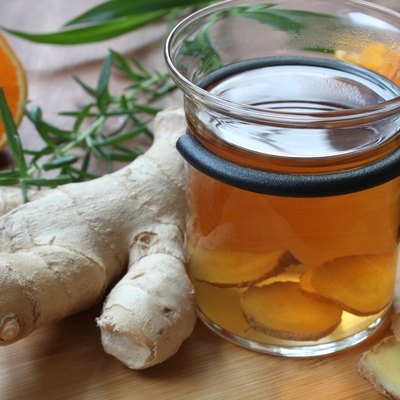 ginger tea with orange