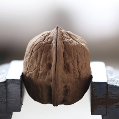 Walnuts in a vise
