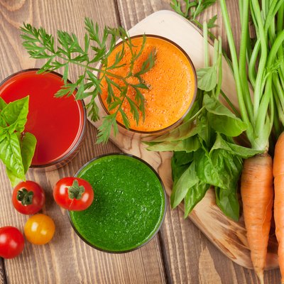 Fresh vegetable smoothie