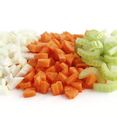 Classic mix of chopped up carrots, celery and onion