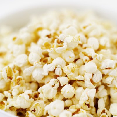 close-up of a bowl of popcorn