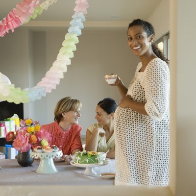 Women at baby shower