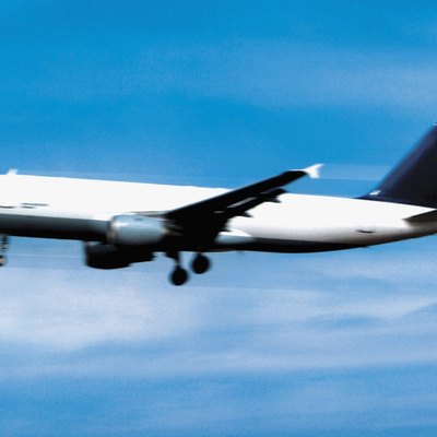 Low angle view of an airplane flying in the sky