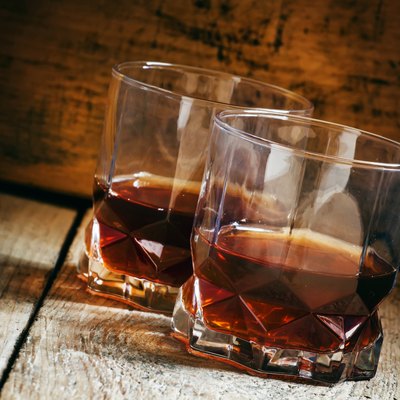 Two glasses of whiskey