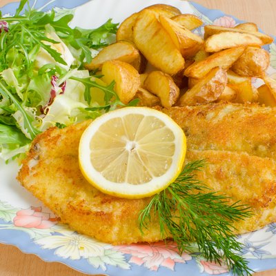 Breaded tilapia