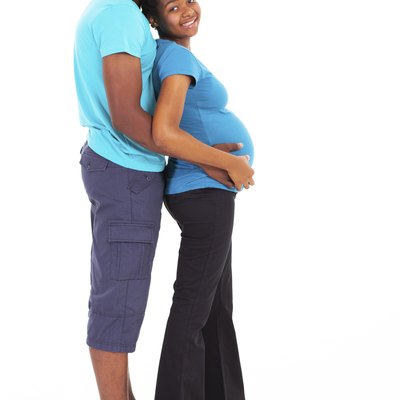 african american couple expecting new baby