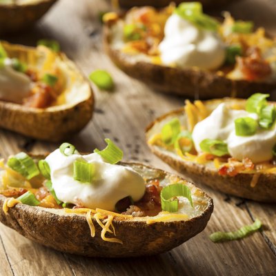Homemade Potato Skins with Bacon