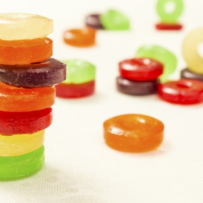 colored hard candies