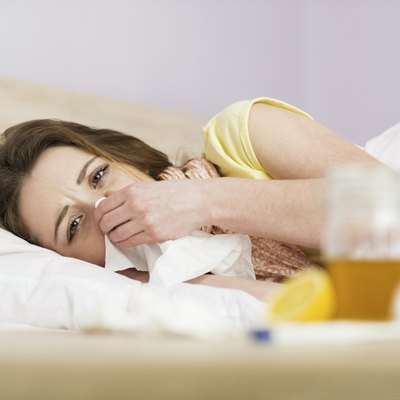 Sick woman