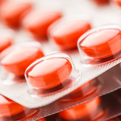 Tablets in plastic packing