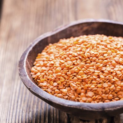 Heap of Red Lentils