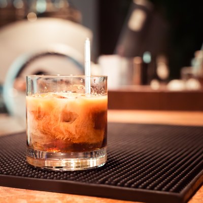 White russian cocktail