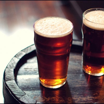 Two pints of beer