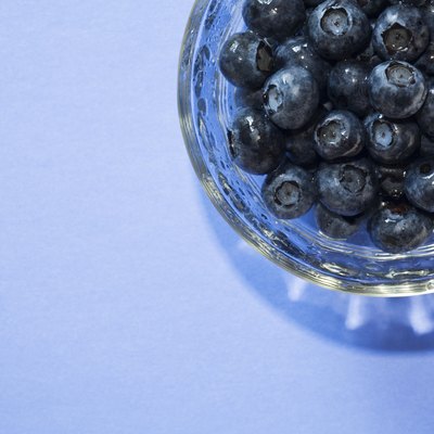 Bowl of blueberries